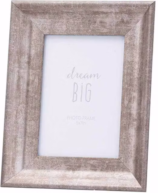 Lemon Pavilion Furniture and Decor Silver Wood Convex Matt 5x7 Rectangular Frame, W17 x D3 x H22 cm – 1