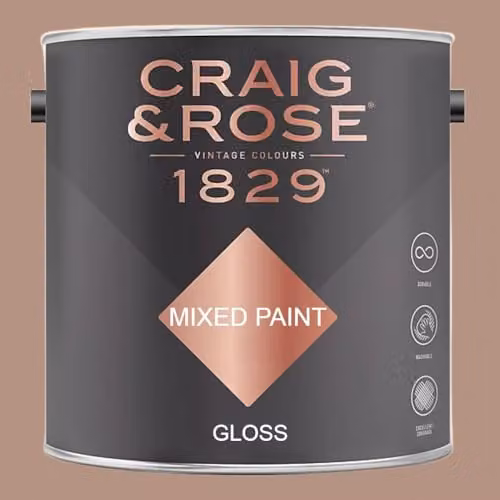 Craig & Rose 1829 Gloss Paint Stop in Pink Beige, 2.5 l