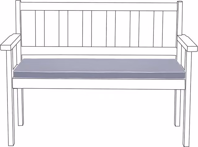 Gardenista Grey Water-Resistant 2-3 Seater Outdoor Bench Cushion, W: 140 cm