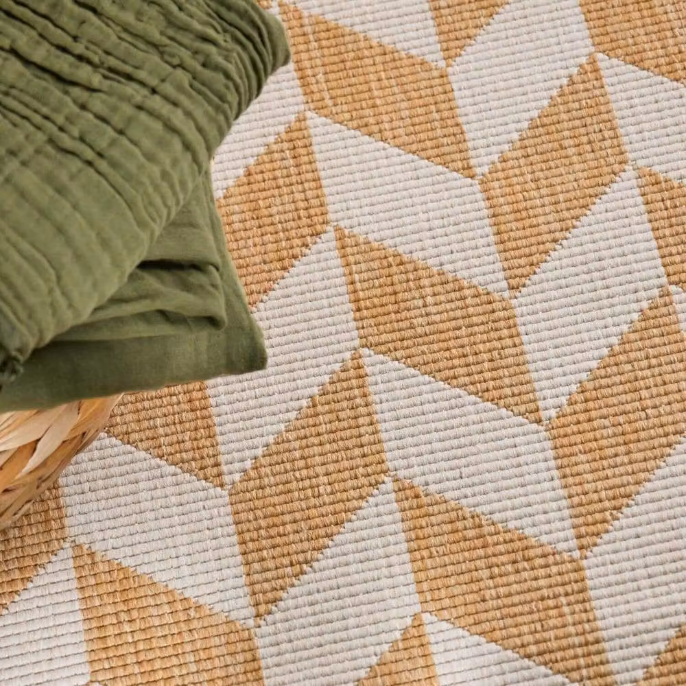 Ted Baker Terrick Reversible Indoor Outdoor Chevron Design Rug in Yellow, W/D: 200 x 300 cm – 2