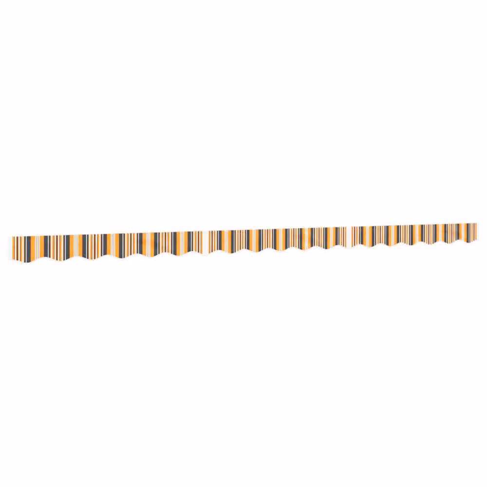 Berkfield Home Replacement Awning Valance Fabric in Yellow and Grey Stripe, 4.5 m – 2