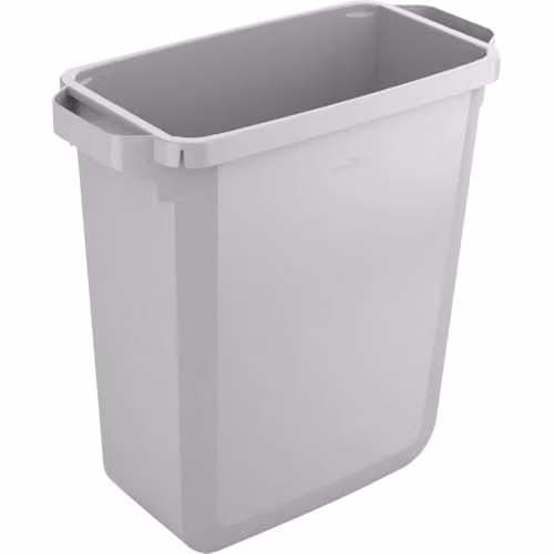 Durable Durabin 60L Waste Bin with Flip Lid, Grey, Made from Recycled Plastic – 1