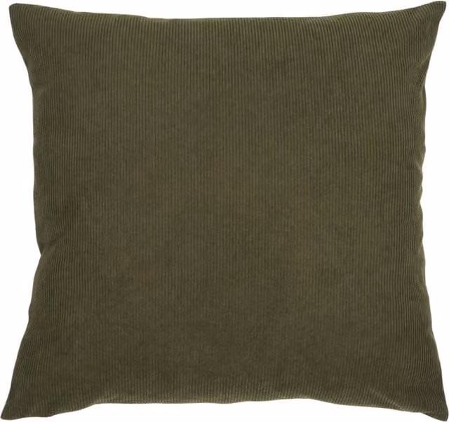 My Home Montana Green Corduroy Square Cushion Covers