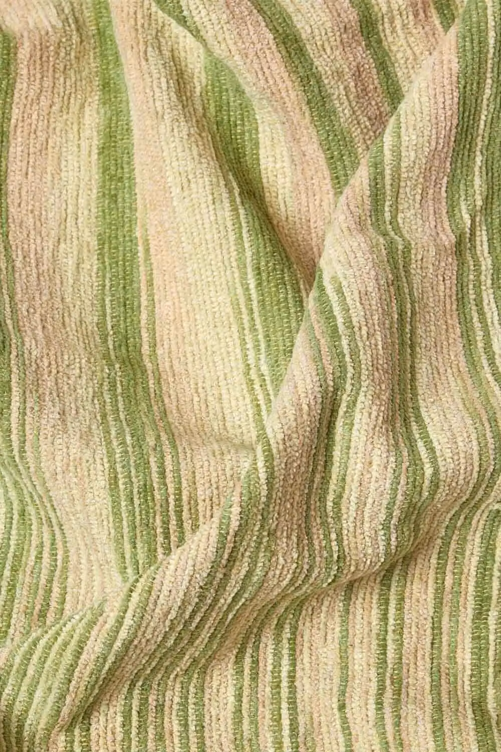Homescapes Green Tie Dye Cotton Chenille Woven Throw, W: 150 cm, L: 200 cm – 3