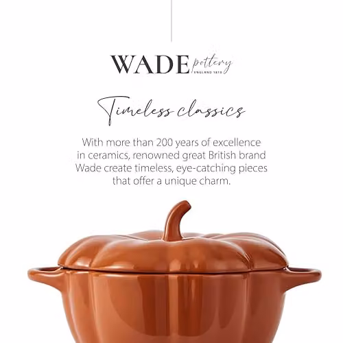 Tower Pumpkin Casserole Dish, Orange Stoneware, 1.1 l, W: 23 cm, D: 22.5 cm, H: 13 cm – 8