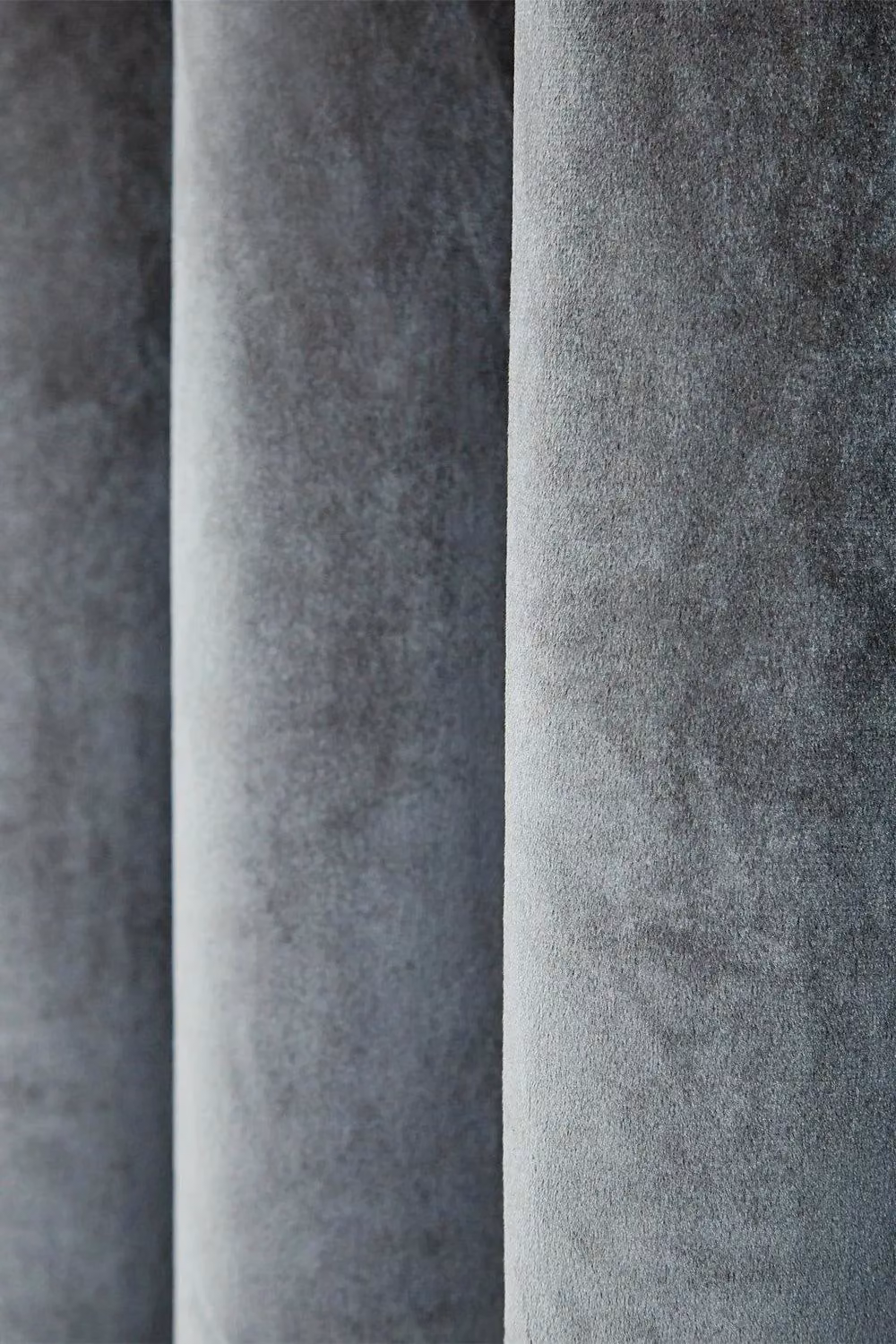 Helena Springfield Escala Grey Velvet Eyelet Curtains, Width: 229 cm, Drop: 229 cm – 2