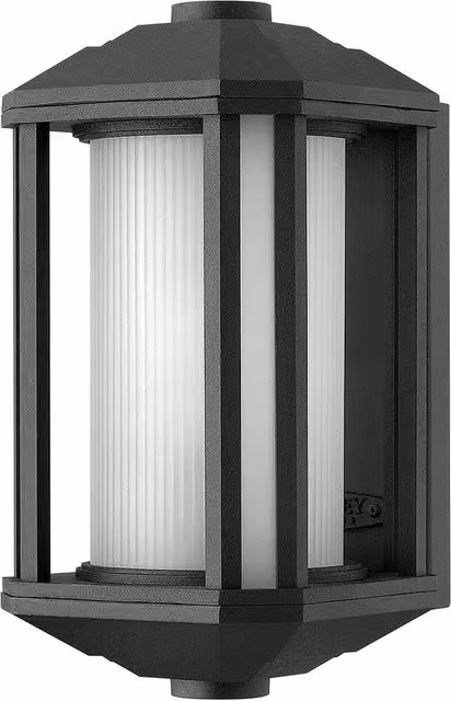 Hinkley Castelle Small Outdoor Wall Lantern in Black, IP44 Rated
