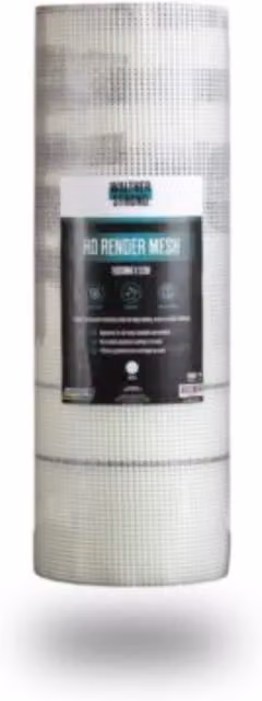 Walther Strong HD Render Mesh in White, 500 mm x 50 m