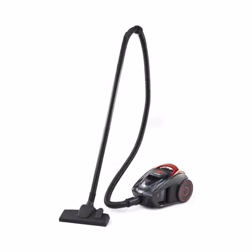 Geepas Bagless Cylinder Vacuum Cleaner with HEPA Filter, 700W, 1.5L, Red – 5