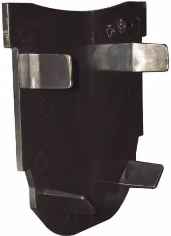 FloPlast Channel Drainage End Cap, Black