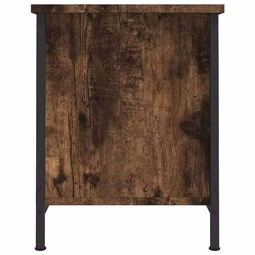 vidaXL Industrial TV Cabinet with Doors in Brown, W: 60 cm, D: 35 cm, H: 45 cm – 3