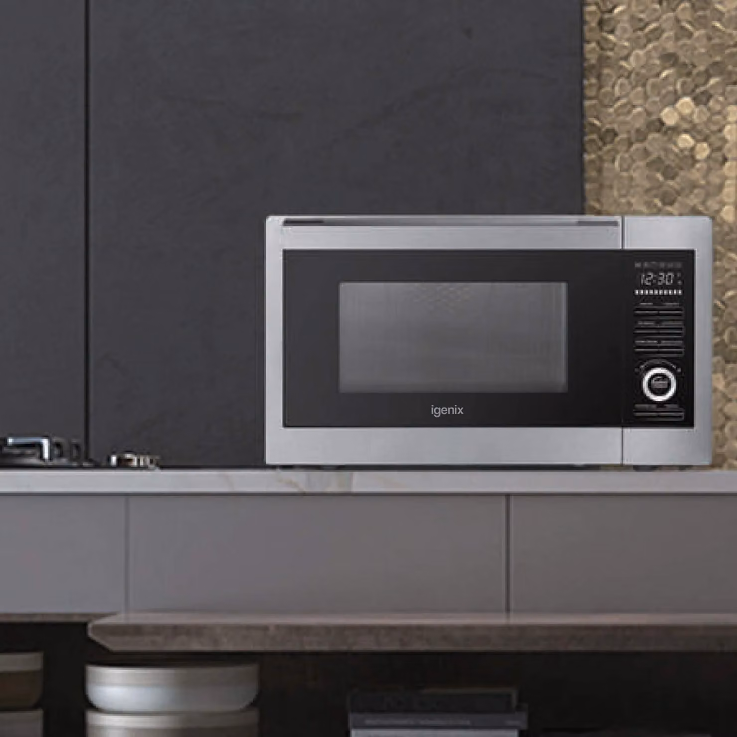 Igenix 30L Digital Combination Microwave with Grill and Convection in Silver – 5