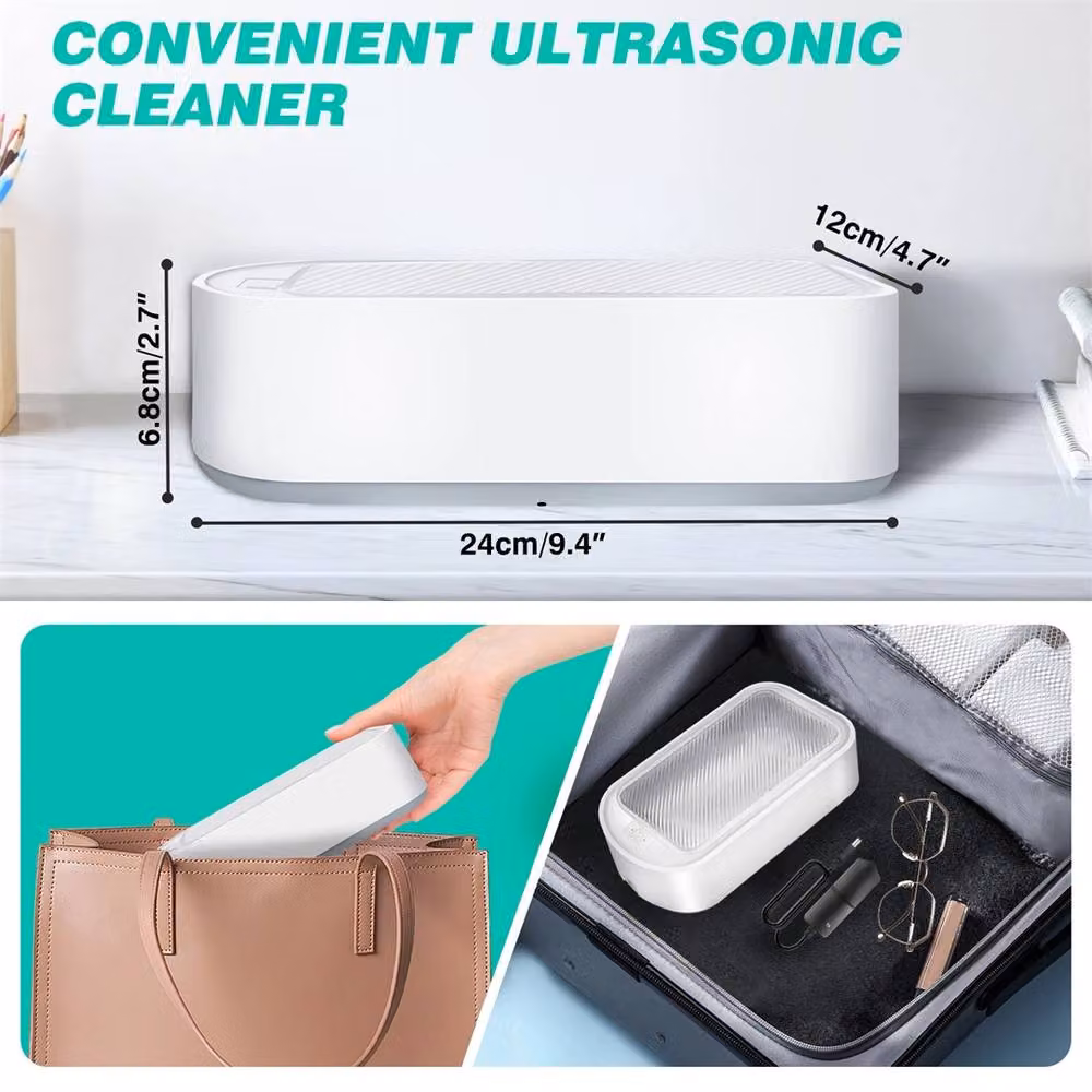 Nordara Ultrasonic Cleaner for Glasses, Watches and Jewellery in White – 2
