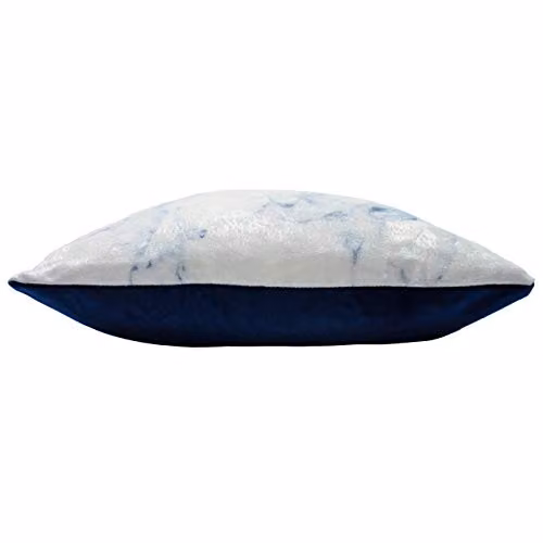 Ashley Wilde Cinnabar Blue Velvet Square Cushion with Removable Cover – 2
