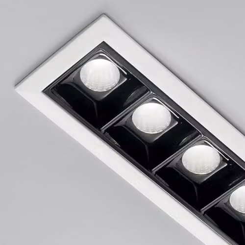Netlighting Lika LED 5 Light Recessed Spotlight in White – 3