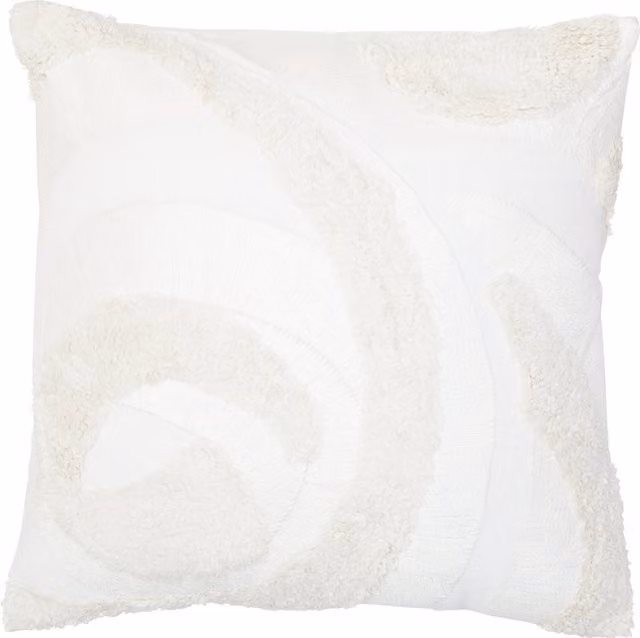 Orsina Bosie Ozella Beige Textured Cotton Square Cushion