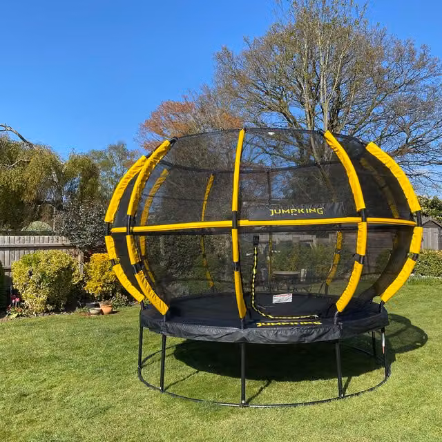 JumpKing Trampoline in Black and Multicolour