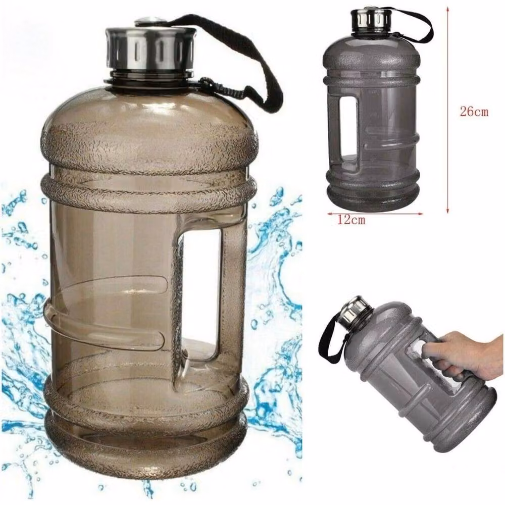 MANTRARAJ Black BPA Free Sports and Gym Water Bottle with Carry Handle, 2.2 l – 3
