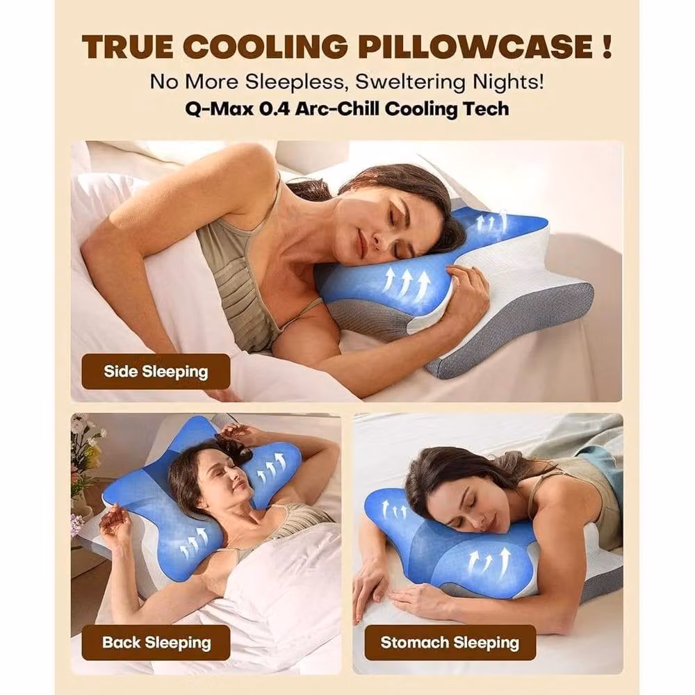 NESTLUNE White Orthopaedic Wedge Neck Pillow for Babies – 2