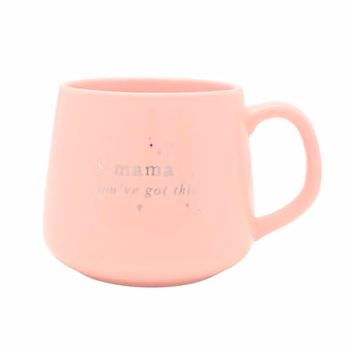 Bambino by Juliana Mama You Got This Ceramic Mug in Pink and Silver – 1