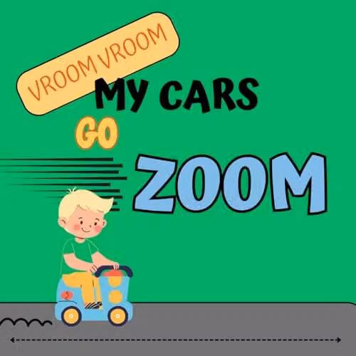 Spring Vroom Vroom, My Cars Go ZOOM Multicolour Paperback Book
