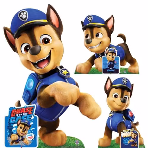 Star Cutouts SC4597 Paw Patrol Chase Party Decorations, 20 Piece Multicolour Cardboard Cutouts for Boys and Girls Birthday Parties