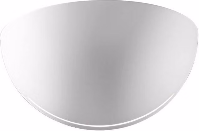 Netlighting Bisquitte Lifestyle Ceramic Plaster Wall Light in White with 1x E27 Socket