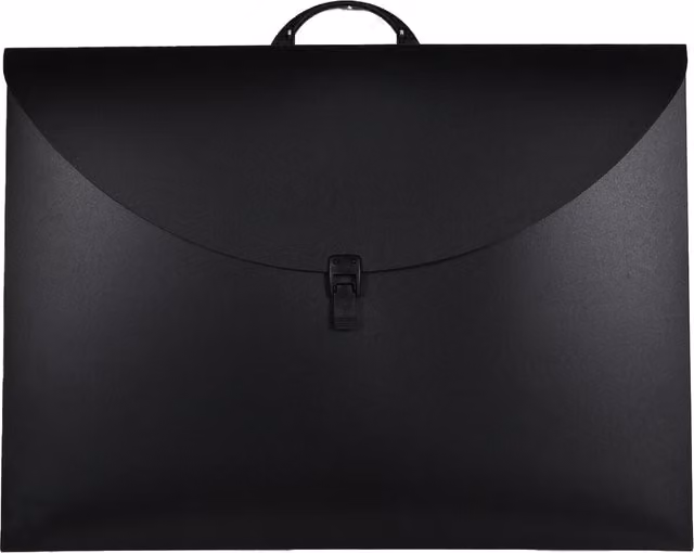 Art Studio Black Plastic A2 Art Portfolio Folder