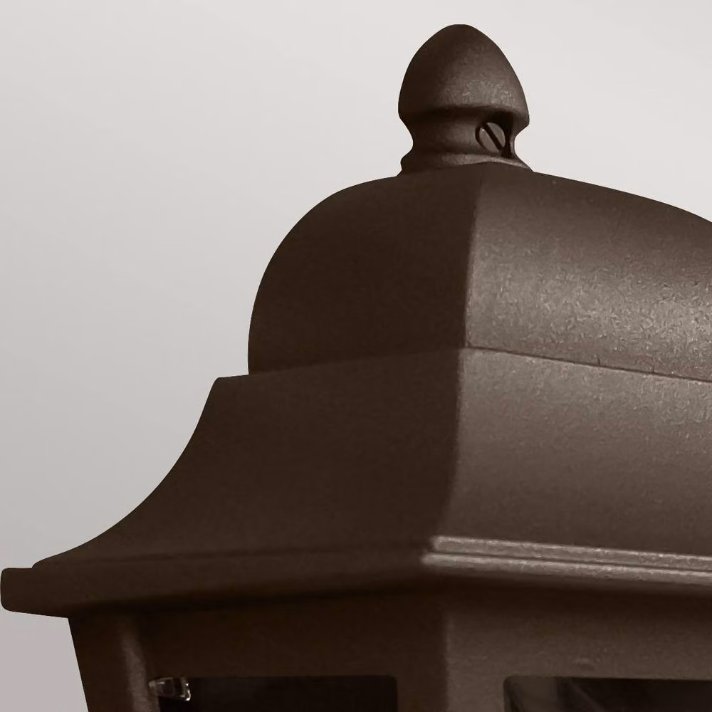 Netlighting Deco Lane Bronze Outdoor Wall Lantern with Glass Shade IP44 – 3