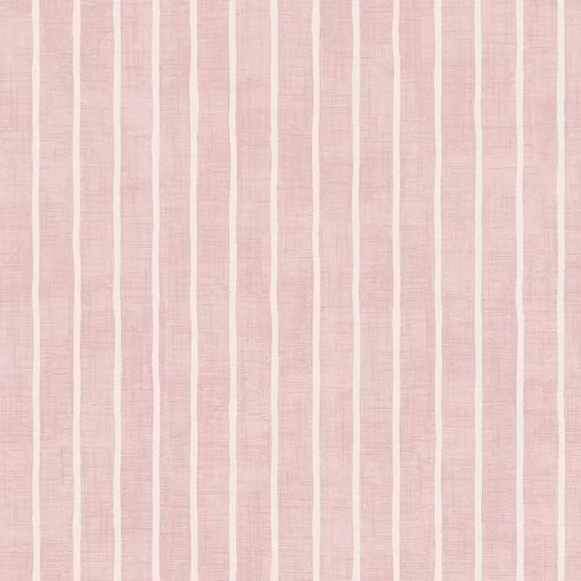 iLiv Pencil Stripe Bloom Pink Cotton Fabric for Adults