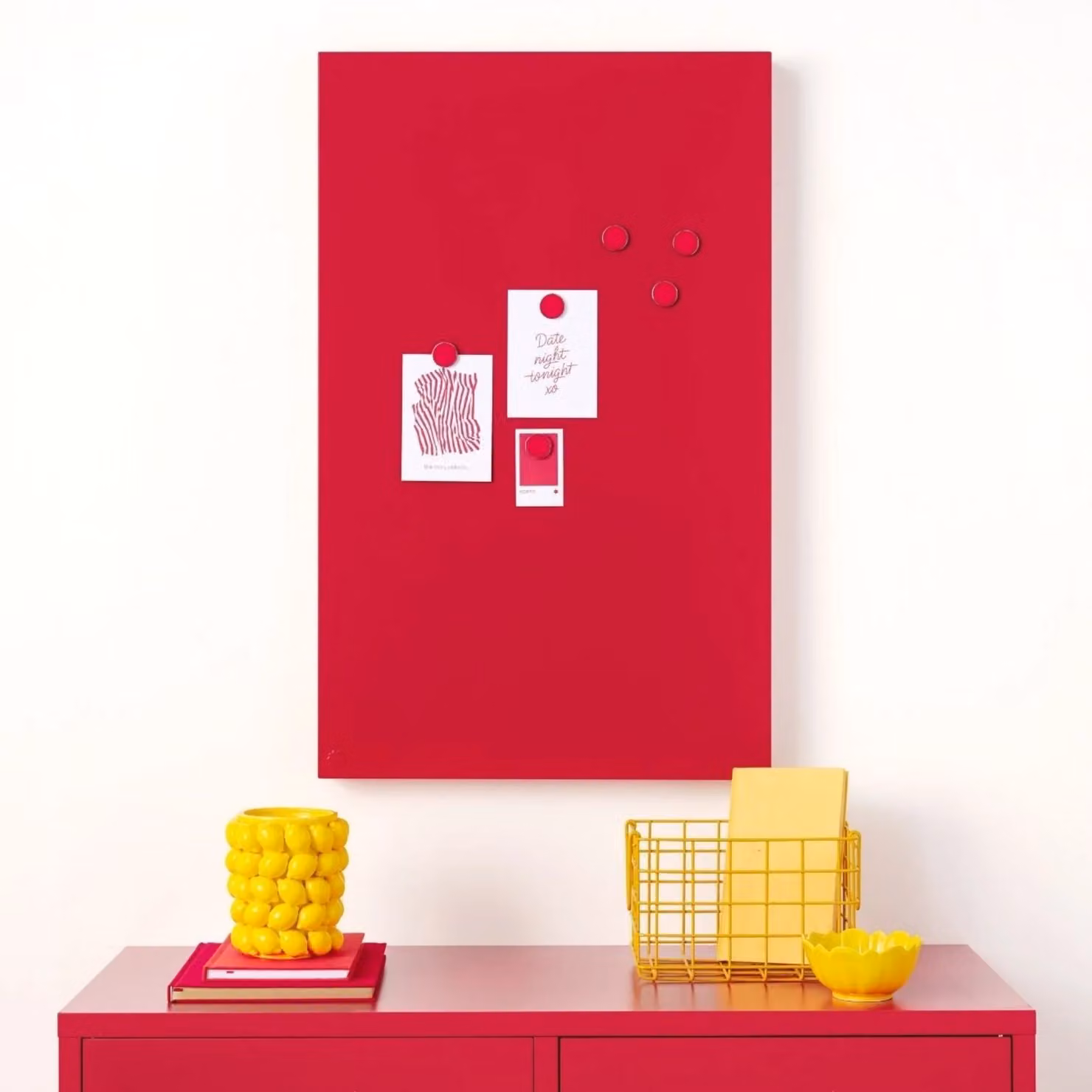 Mustard Made The Storyboard Wall Planner in Red Metal – 5