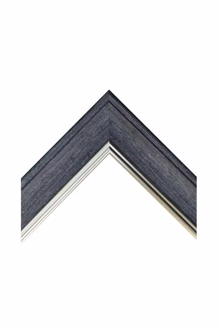 Frames & Mirrors 4U Scandi Vintage Single Rectangular Photo Frame in White, Grey and Anthracite, W: 45 cm, H: 30 cm – 2