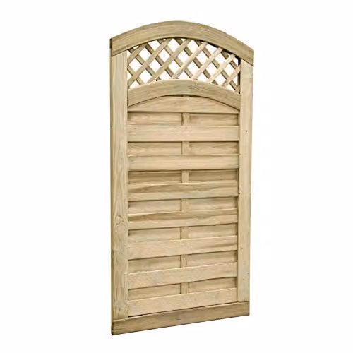Forest Garden Europa Prague Brown Wooden Gate, Height: 180 cm – 1