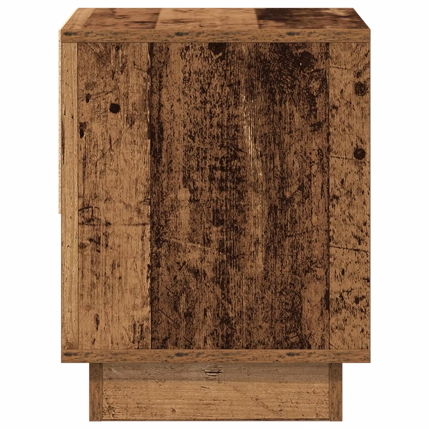 Berkfield Home Bedside Cabinet in Brown Old Wood, W/D/H: 45 x 34 x 44 cm – 4