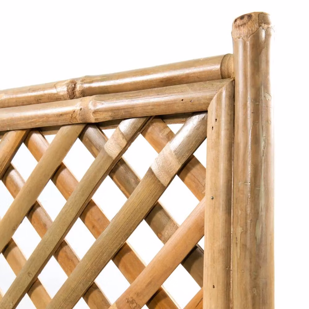 Berkfield Home Garden Wooden Raised Bed with Trellis in Brown, W/D/H: 135 x 40 x 30 cm – 3