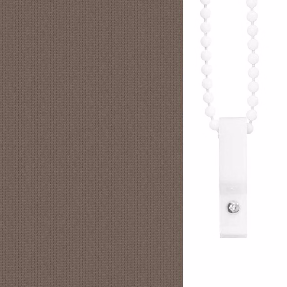 Berkfield Home Blackout Roller Blind, Brown Polyester, W: 70 cm, H: 150 cm – 3