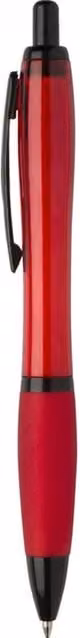 Floso Nash Contrast Detail Red Recycled Plastic Ballpoint Pen