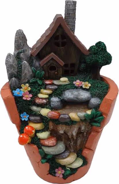 Ornate Collection Light Up Fairy Garden Ornament in Multicolour