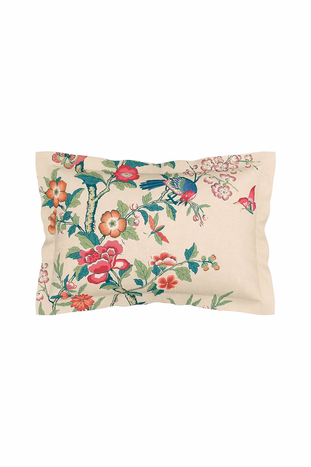 V&A Chinese Magpie Cotton Percale Duvet Cover and Pillowcase Set, Multicolour, W: 180 cm, H: 200 cm – 2
