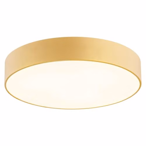 Netlighting Darling 75cm Round Flush Ceiling Light with 6 Lights in Gold/Brass