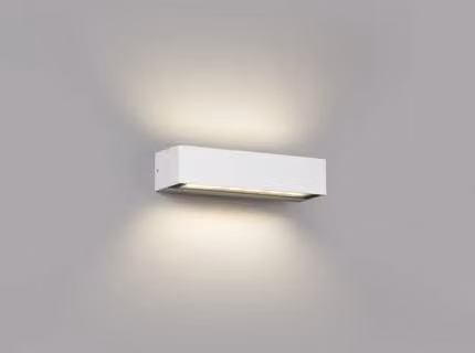 Netlighting Doro13 Up Down LED Outdoor Wall Light, White, 3000K, IP65 – 2