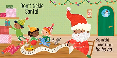 Usborne Don't Tickle Santa! Touchy-feely Sound Book, Multicolour – 2