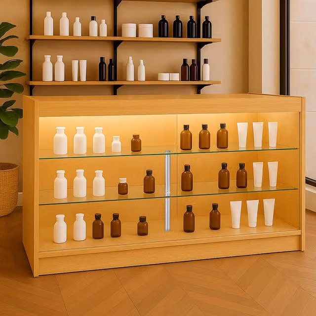 Monster Shop K1500 LED Shop Counter in Matt Beige