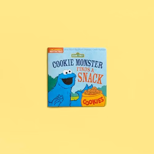 Indestructibles Sesame Street Cookie Monster Finds a Snack Multicolour Board Book by Workman Publishing – 2