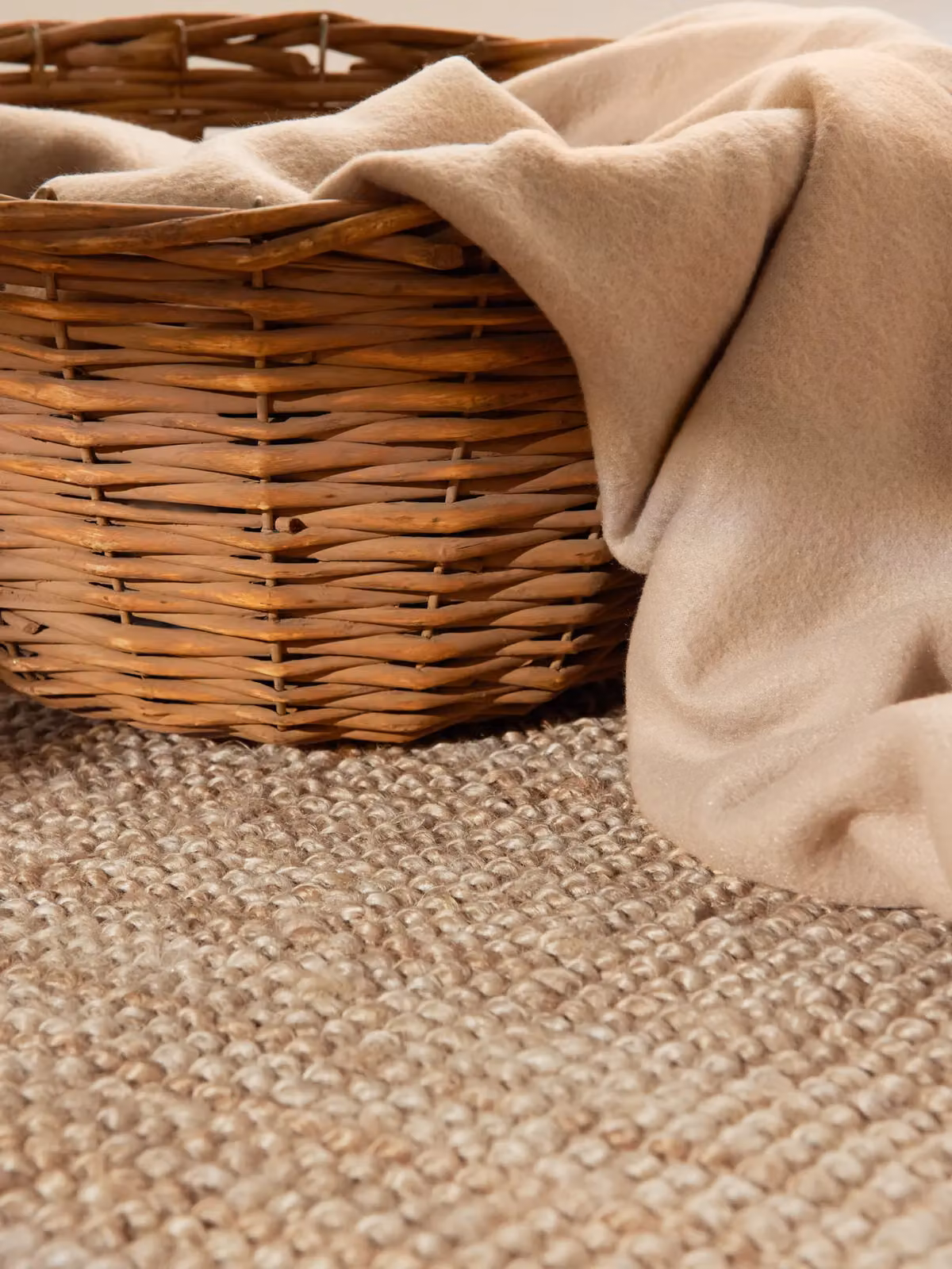 THE RUGS Jaipur Handwoven Round Jute Rug in Beige, Diameter: 160 cm – 2