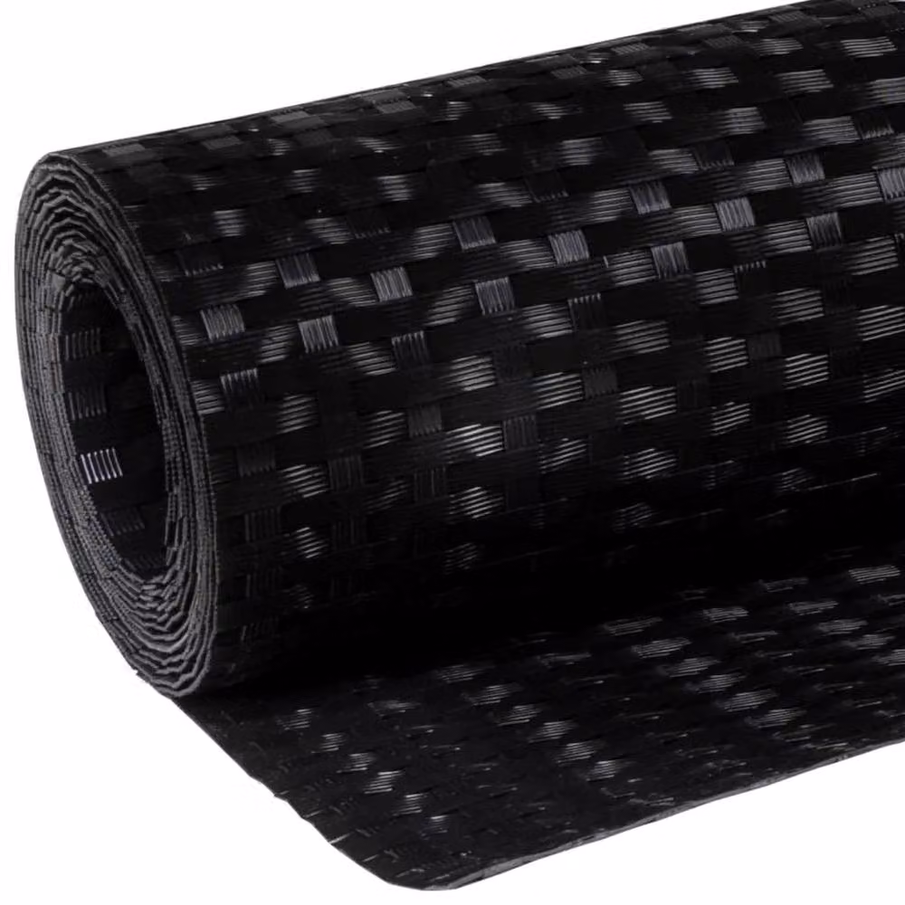 Berkfield Home Black Poly Rattan Balcony Screen, W: 600 cm, H: 80 cm – 5