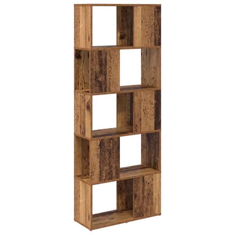 Berkfield Home Rustic Brown Engineered Wood TV Stand, W/D/H: 60 x 24 x 155 cm