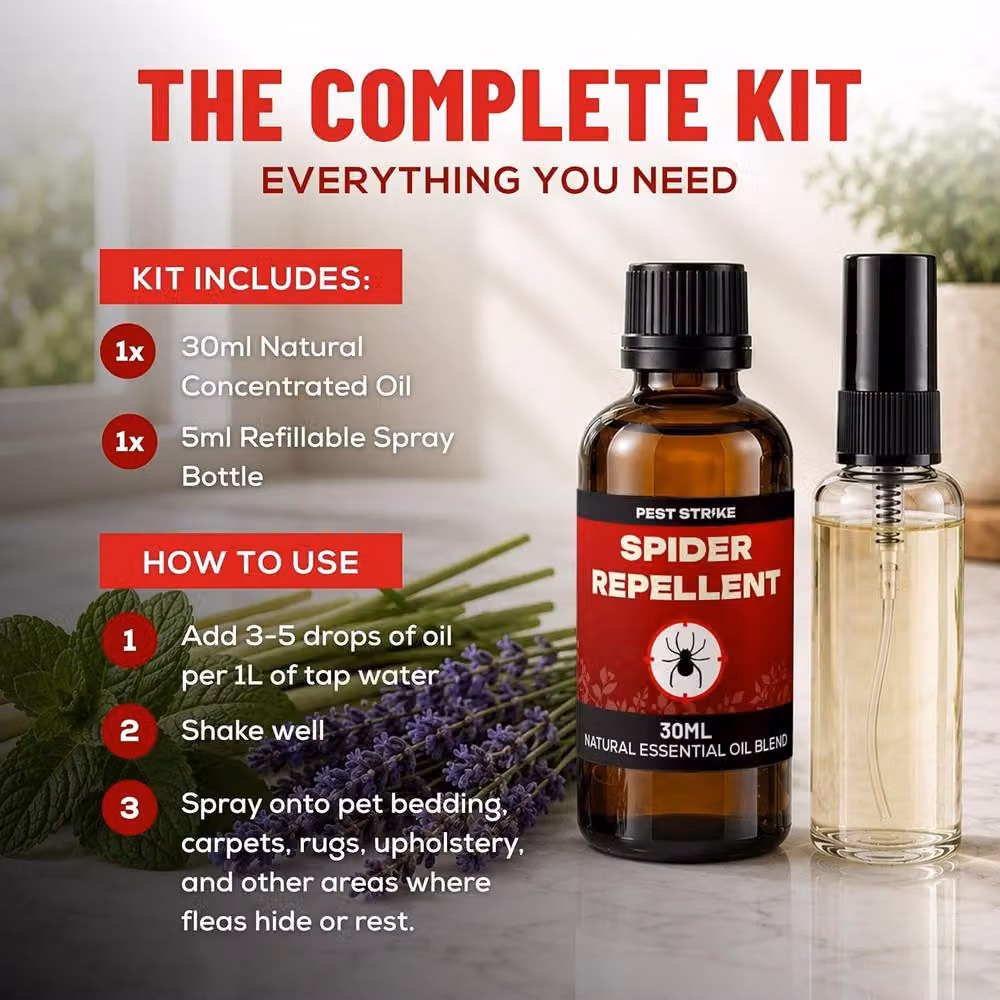 volila Essential Oil Spider and Insect Repellent, 30ml – 4