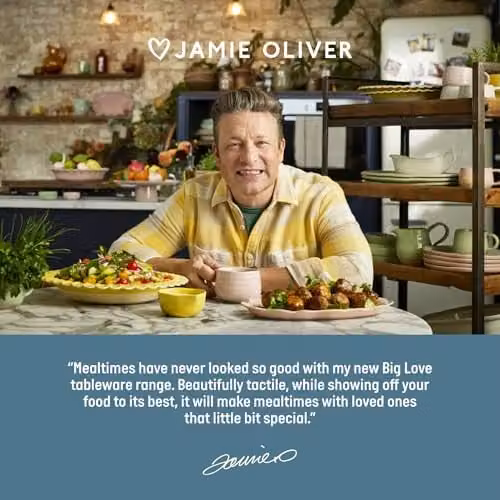 Jamie Oliver Big Love Cosy Cuppa Yellow Speckled Stoneware Mug, 375ml – 3
