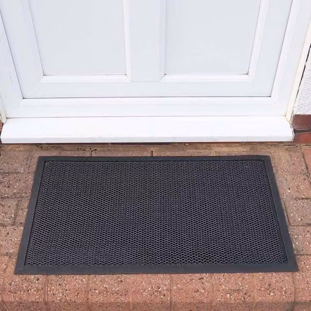 Marco Paul Grey Super Scraper Rectangular Door Mat, W: 40 cm, D: 60 cm